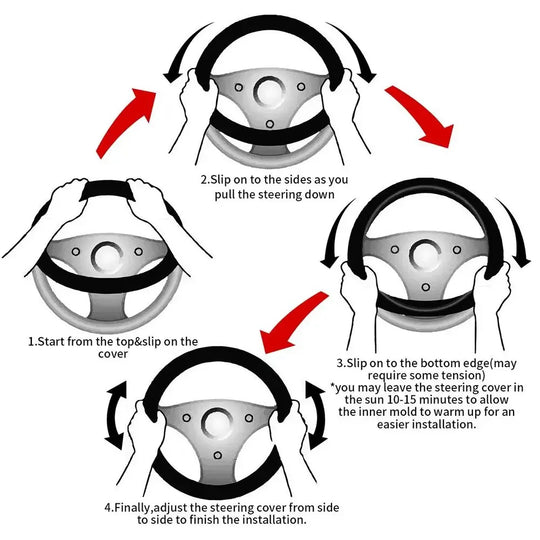 Cartoon Character Steering Wheel Covers