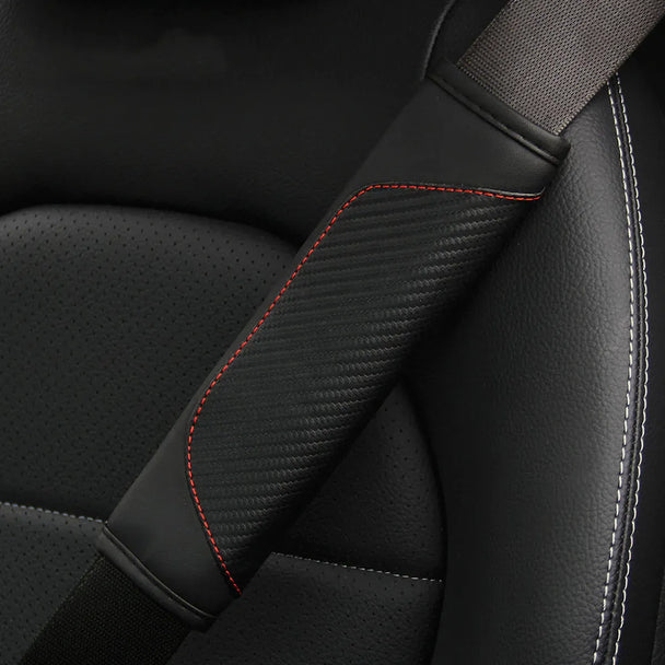 Leather Car Seat Belt Safety Cover For Man
