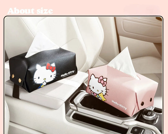Hello Kitty Car Box Tissue Holder