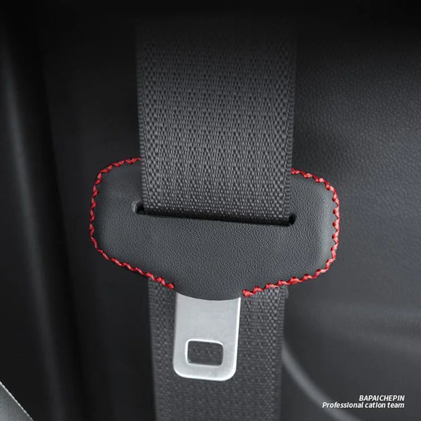 Leather Seat Belt Clip Cover