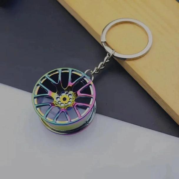 Mini Creative Wheel  Car Keychain