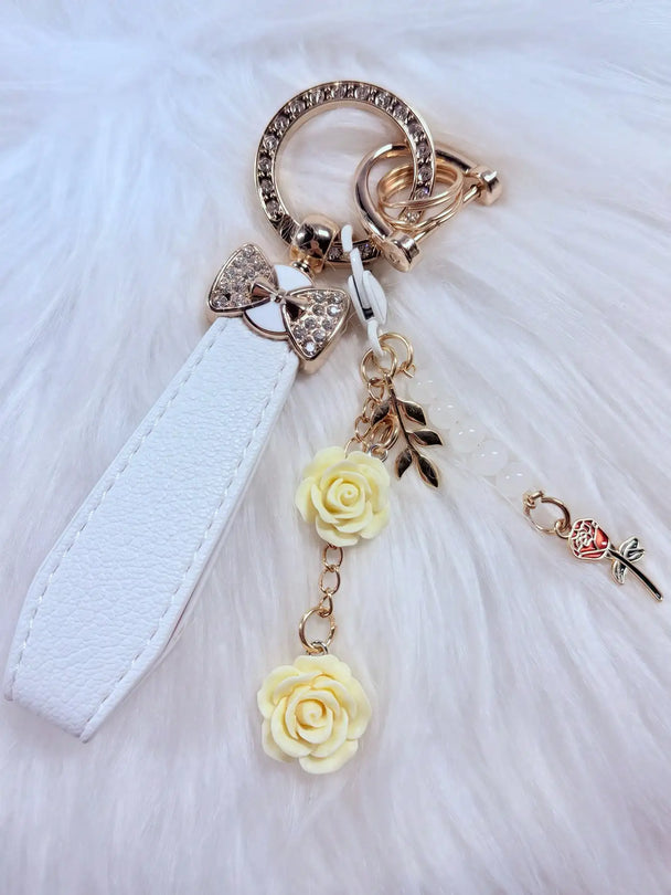 Elegant Crystal Car Key Accessory