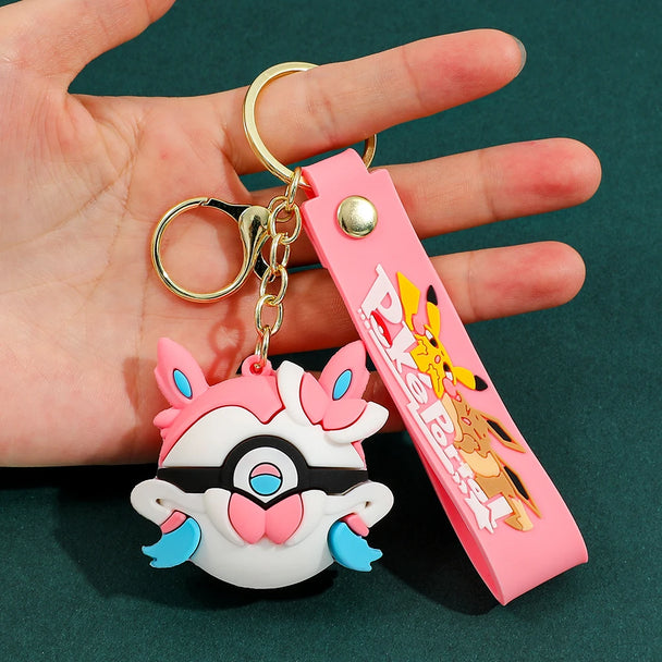 Pokémon Ball Keychain For Car