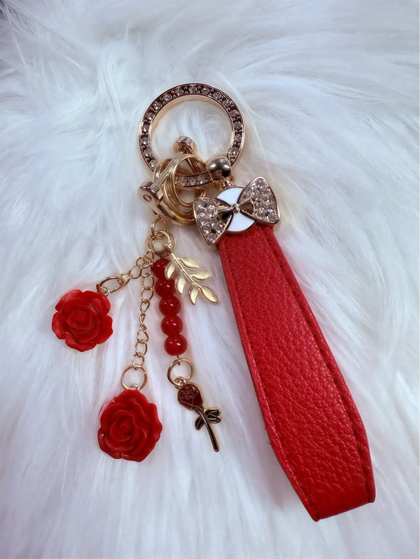 Elegant Crystal Car Key Accessory