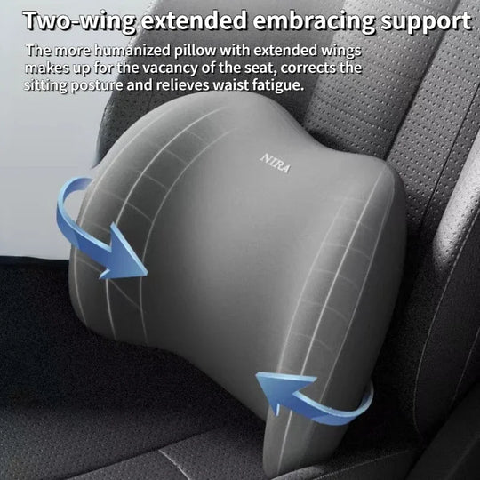 neck with lumbar support for car seat