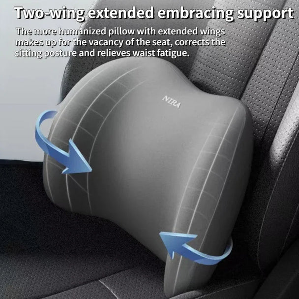 neck with lumbar support for car seat