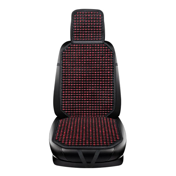 Beaded Car Seat Cover – Premium Wooden Bead Seat Cushion for Ultimate Comfort