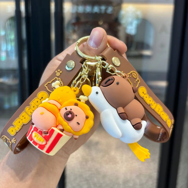 Cute Capybara Keychains For Car