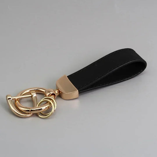 Leather Car Keychain for Men and Women