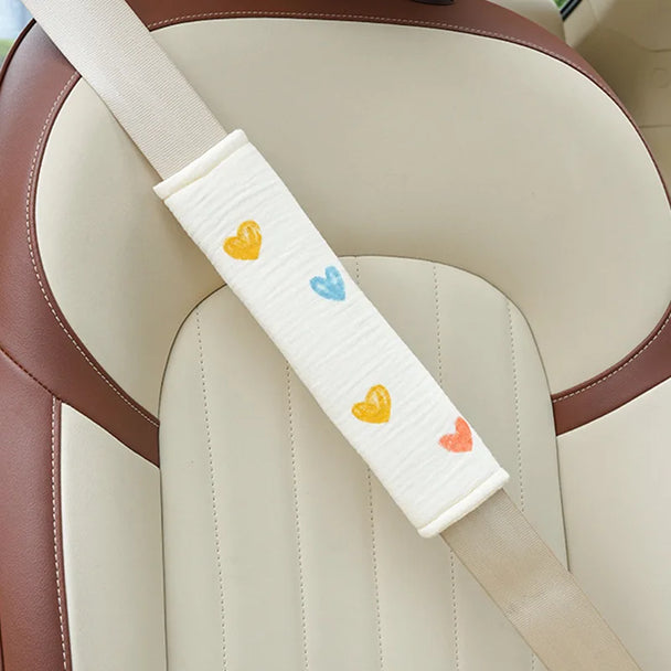 Cartoon Bear Rabbit Seat Belt Cover