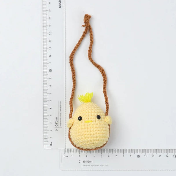 Strawberry Crochet Hanging Car Accessories