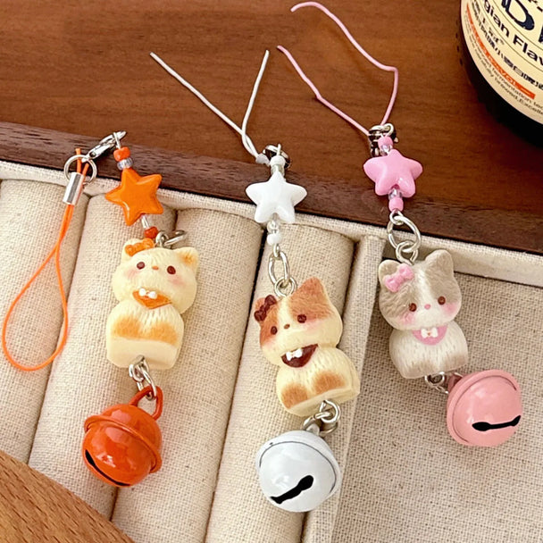 Cute Cat Keychain For Car