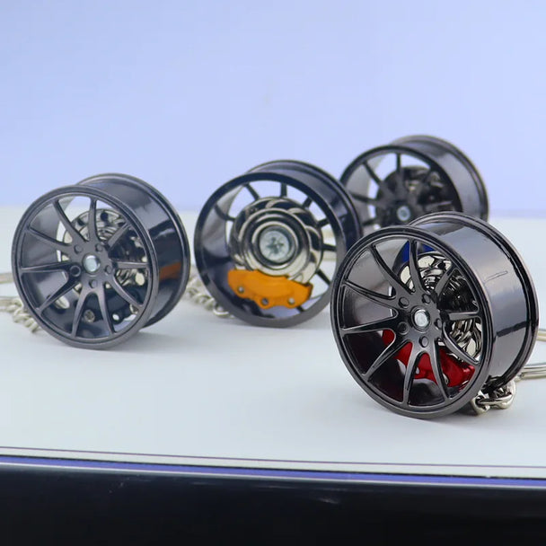 3D Wheel Keychain For Men