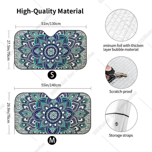 Bohemian Sunshade Front Window For Car