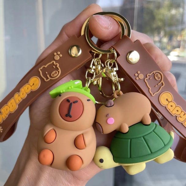 Cute Capybara Keychains For Car