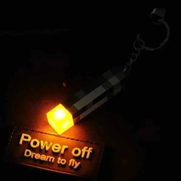 Mini Torch Light Car Keychain