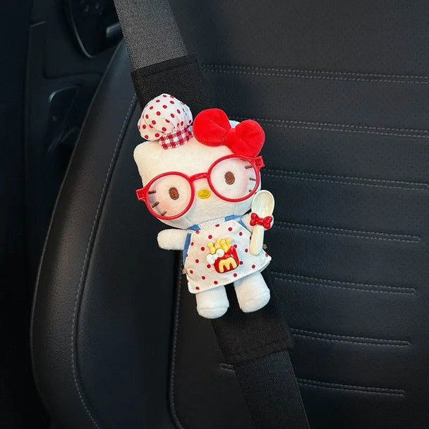 Cute Hello Kitty Seat Belt Cover Car | AutoMania