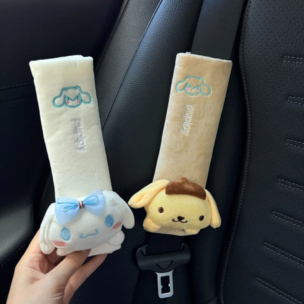 Kuromi Doll Car Seat Belt Protector