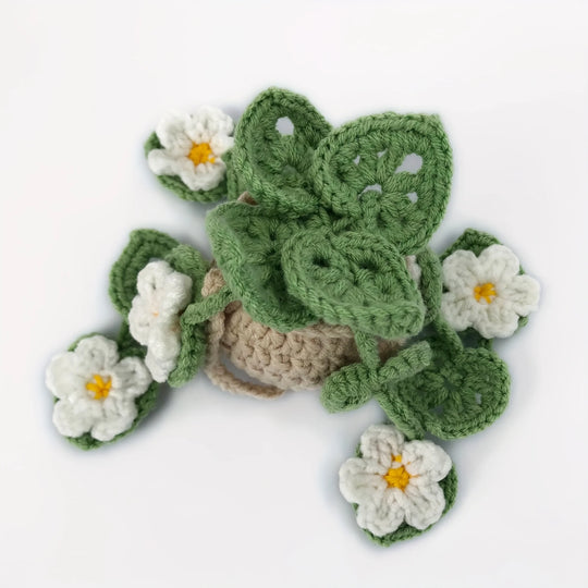 Car Hanging Crochet Basket  Accessories