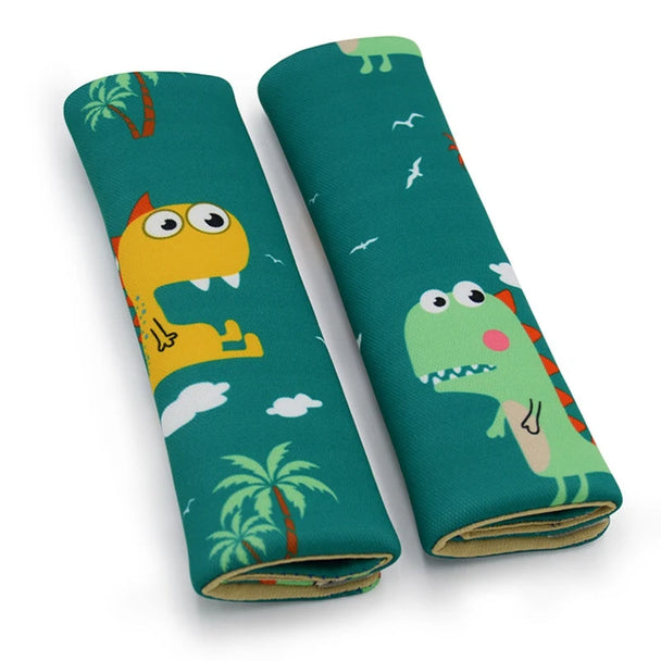 1 Pair Cartoon Car Seatbelt Padding Cover For  Kids