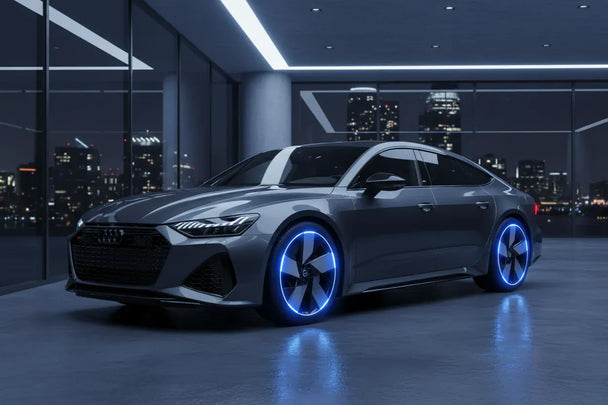 Blue Reflective Stickers for Enhanced Car Safety and Visibility