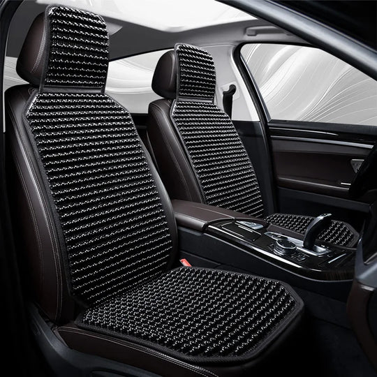 Beaded Car Seat Cover – Premium Wooden Bead Seat Cushion for Ultimate Comfort