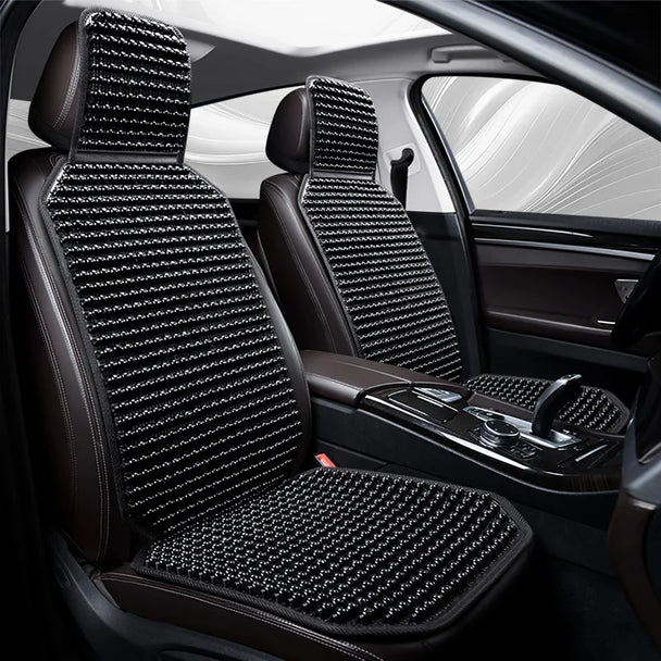 Beaded Car Seat Cover – Premium Wooden Bead Seat Cushion for Ultimate Comfort