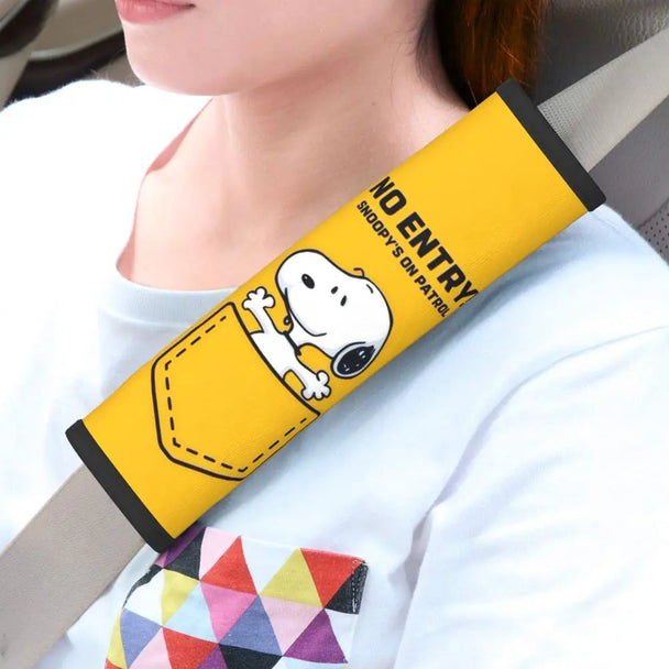 Snoopys Car Seat Belt Pads 2 PCS