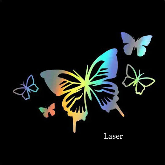 butterfly reflective stickers