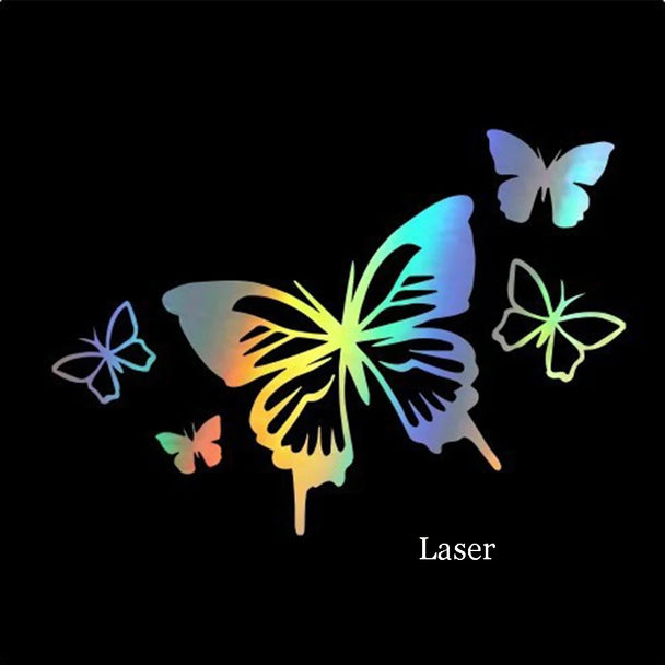butterfly reflective stickers