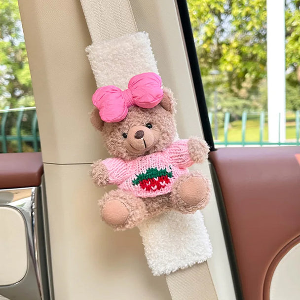 Cute Bear Car Seat Belt Shoulder Cover