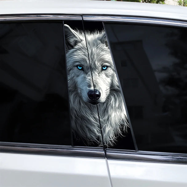 Auto Car Stickers 3D Wolf