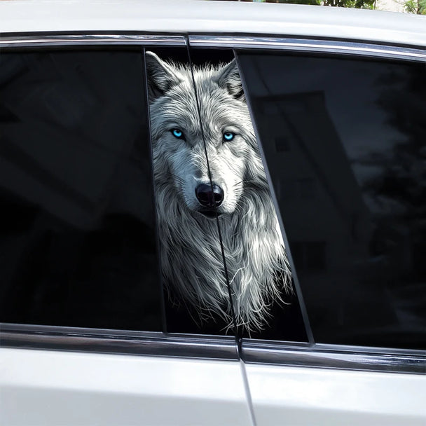 Auto Car Stickers 3D Wolf