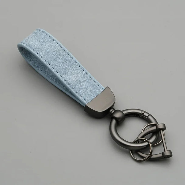Leather Car Keychain for Men and Women