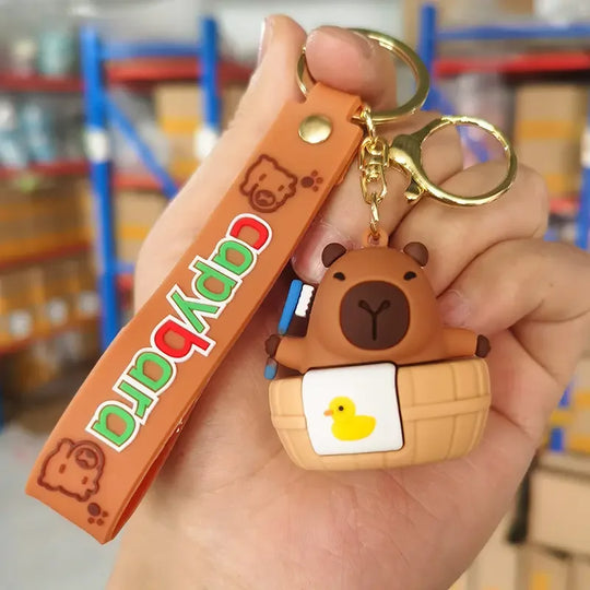 Cute Capybara Car Keychain Gifts
