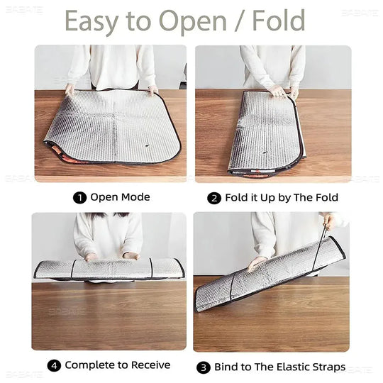 Kawaii Kuromi-S Car Sunshade Front Windows