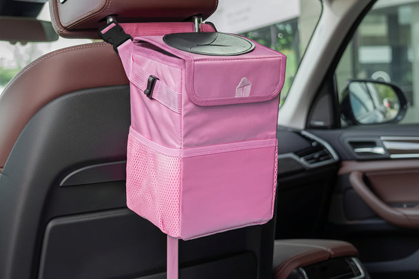 Car Trash Can with Lid