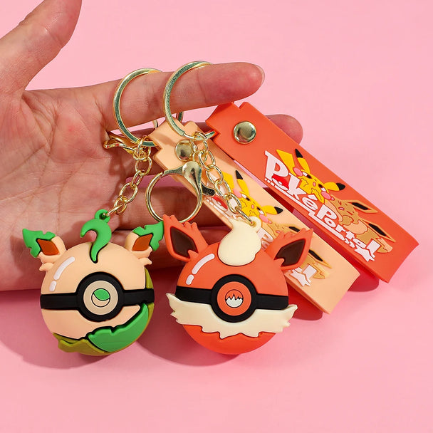 Pokémon Ball Keychain For Car