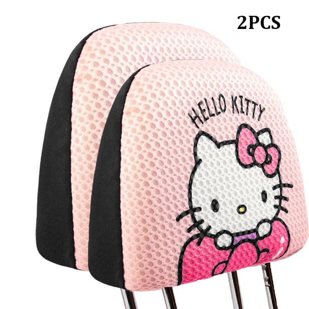 Hello Kitty Car Accessories |  2pcs Car Neck Pillow