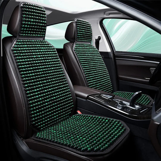 Beaded Car Seat Cover – Premium Wooden Bead Seat Cushion for Ultimate Comfort