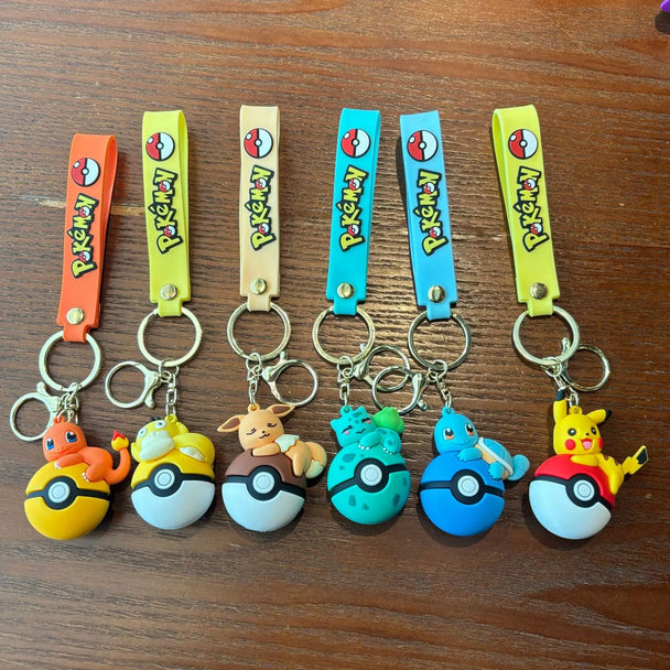Pokémon Ball Keychain For Car