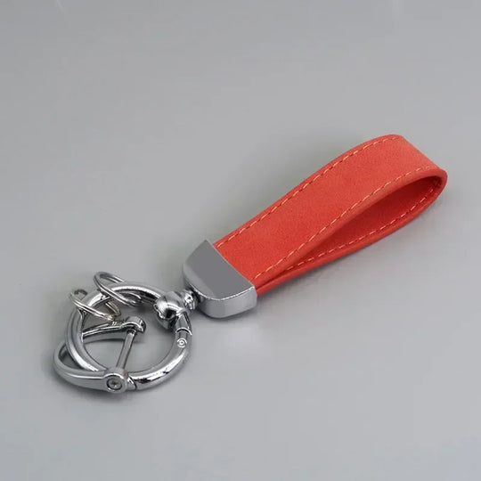 Leather Car Keychain for Men and Women