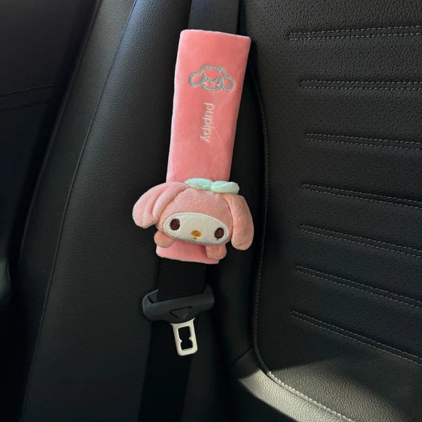 Kuromi Doll Car Seat Belt Protector