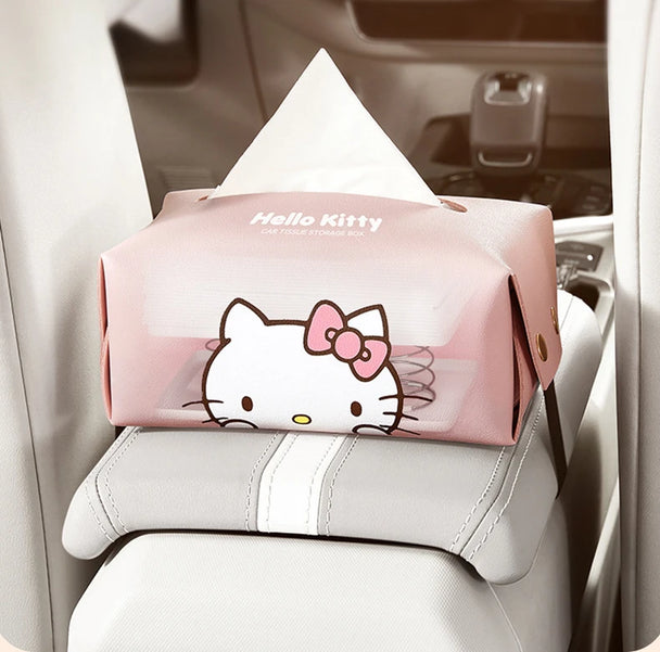 Hello Kitty Car Box Tissue Holder