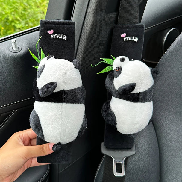 Cute Panda Car Seat Belt Shoulder Cover for Children
