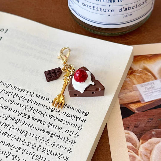 Food Toys Car Keychain Accessories Gift