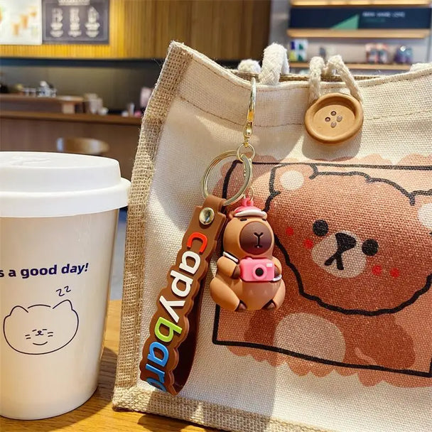 Cute Capybara Car Keychain Gifts