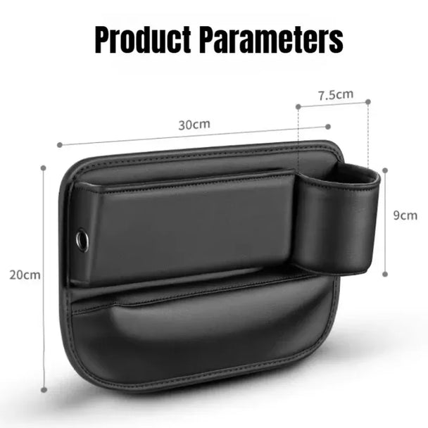 Car seat crevice storage box cup drink holder