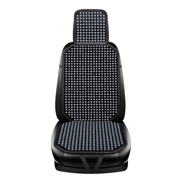 Beaded Car Seat Cover – Premium Wooden Bead Seat Cushion for Ultimate Comfort