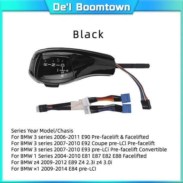 Automatic shift knob with button